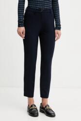 United Colors of Benetton nadrág sötétkék, magas derekú egyenes, 4L4H557R4 - sötétkék 36