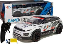LEAN Toys Távirányítós Rally Autó 1_10 Fehér R/C (5959) (5959)