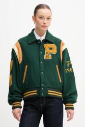 Ralph Lauren dzseki gyapjúkeverékből - zöld XS