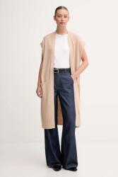 United Colors of Benetton gyapjú kardigán - bézs S - answear - 34 990 Ft