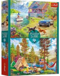 Trefl 37497 - Summertime relax - 2 x 500 db-os puzzle (37497)