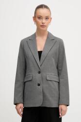 United Colors of Benetton zakó szürke, mintás, egysoros gombolású, 2X8MDW02H - szürke 34 - answear - 39 990 Ft