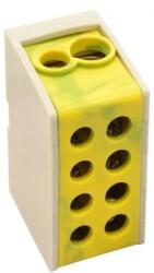  Tracon sorkapocs 25/2x16+2x25mm2 TS sínre fővezetéki leágazó zöld/sárga (FLE-25ZS)