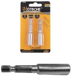  Hoteche bithegy befogó szár 60mm 1/4´´ 2db mágneses Crv (251002)