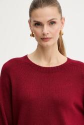 LIU JO pulóver gyapjúkeverékből - burgundia XS