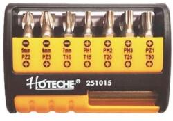 Hoteche bithegy készlet 15db-os mágneses befogó szár (251015)