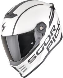 Scorpion Cască integrală pentru motocicletă Scorpion Covert FX Danko, alb-negru mat perlat (SCRP186-527-381)