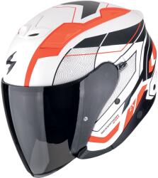 Scorpion Cască de motocicletă Scorpion EXO-Z1 VUE open face, alb mat-roșu-negru (SCRP123-492-164)
