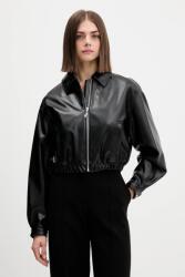 HUGO Blue rövid kabát fekete, átmeneti, oversize, 50553053 - fekete 40