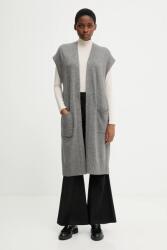 United Colors of Benetton gyapjú kardigán - szürke S - answear - 34 990 Ft