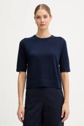 Benetton gyapjú pulóver könnyű, sötétkék, 11AHD10E6 - sötétkék XL