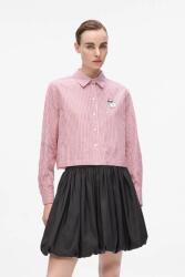 KARL LAGERFELD pamut ing galléros, piros, regular, A4W11032 - piros 38