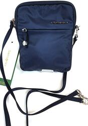 Samsonite MOVE 4.0 álló, lapos, átvetős sötétkék kis divattáska 151887-1247