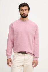 Benetton pamut melegítőfelső fekete, sima, 3NMEU109T - rózsaszín M