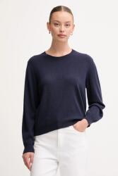 Benetton gyapjú pulóver fekete, 1002D10BG - sötétkék M