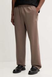 Adidas pamut melegítőnadrág Ess Wide Pt - barna XL