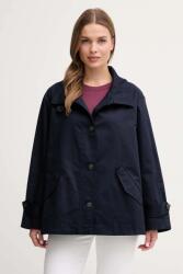 United Colors of Benetton pamut kabát sötétkék, átmeneti, oversize, 2QJYDN07Y - sötétkék XS