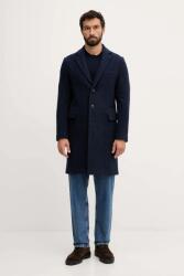 Benetton baba gyapjúkeverék pulóver - kék 46