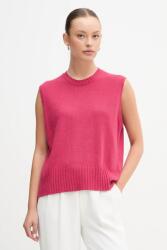 Benetton mellény gyapjúkeverék - rózsaszín L - answear - 16 990 Ft