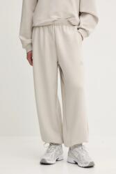 Adidas melegítőnadrág Soft Lux bézs, sima, KB5691 - bézs M