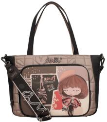 Anekke MADEMOSIELLE két fogós ovális előzsebes divattáska 41801-065 - minosegitaska