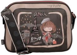 Anekke MADEMOSIELLE kerekített sarkú, két részes, előzsebes közepes divattáska 41803-516 - minosegitaska