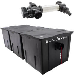 Sun-Life SunSun CBF-350C grtavitációs szűrő CUV-755 UV-C előszűrő lámpával (CBF-350CCUV-755)