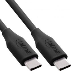 InLine Cablu USB 2.0 type C fast charging silicon 100W Negru 1m, InLine IL35891 (IL35891)