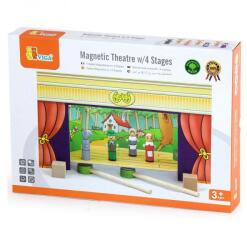 Viga Toys Teatru de papusi magnetic din lemn (VIG56005)