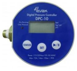 Evak DPC-10 BT (bluetooth) digitális nyomáskapcsoló (áramláskapcsoló szivattyú vezérlő, szárazon futás elleni védelemmel) (04874/A)