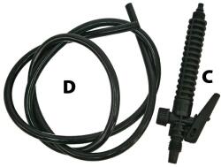 N1 MB kiegészítők újabb típusú (fehér Extol Craft) 92602-höz és 92603-hoz; gumicső (szorítóanya/hollander nélkül) (92602D)