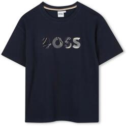 HUGO BOSS gyerek pamut póló - sötétkék 114 - answear - 16 990 Ft