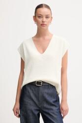 Benetton mellény gyapjúkeverék - bézs L - answear - 19 990 Ft