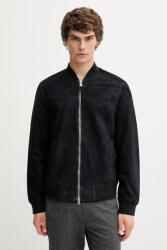 AllSaints bomberdzseki velúrból ZEALAND - fekete M