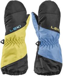 LEKI Mănuși copii LEKI Little Swtch Zero Mitt Long, black-light blue-light yellow (2.0)