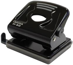 Optima Lyukasztó OPTIMA H-30 2 lyukú fém 30 lap fekete (22162) - mystock