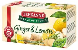 TEEKANNE Gyümölcstea, 20x1, 75 g, TEEKANNE "World of Fruits", gyömbér-citrom (1586131000581) - mystock