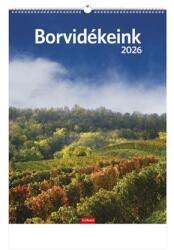 TopTimer Falinaptár 2026 TOPTIMER T093 310x420mm Borvidékeink (26T9300-06A)