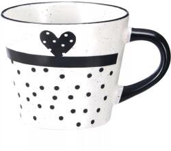 Gastro Cana de cafea Inimi, ceramică, diverse modele, capacitate: 0, 33 litri, înălțime: 90 mm