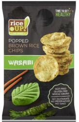  Rice Up Teljes Kiorlesu Barna Rizs Chips 60. Gr Wasabi