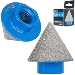 GEKO hegyes gyémántcsiszoló 2 - 38 mm-ig, sarokcsiszolóra, M14 menettel (G37523)