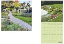 TopTimer Falinaptár 2026 TOPTIMER T098 290x580mm álló Szép kertek (26T9800-03A)