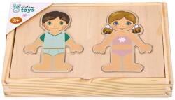 Adam Toys Joc magnetic de îmbrăcat Copiii lumii