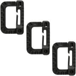 M-Tac Carabină M-Tac D-ring Black - 3 buc