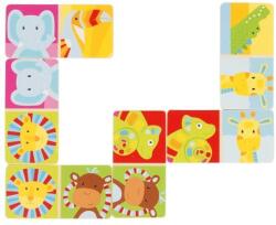 Goki Joc de domino Safari 28 piese din lemn