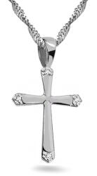 Heratis Forever Briliáns kereszt medál fehér aranyból 0, 020 ct 14K BSBR074A