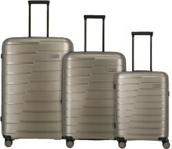 Travelite Air Base S, M, L Champagne metallic S: 37 l / M: 71/82 L: 105 TRAVELITE-75340-40 (TRAVELITE-75340-40)
