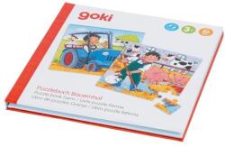 Goki Mágneses puzzle könyv - Farm