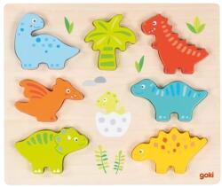 Goki Puzzle és Figurák, Dino Összerakó 2 az 1-ben