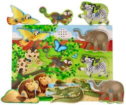 Melissa & Doug Hangos puzzle Állatok az Állatkertből